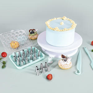 Juego Completo de Decoración de Pasteles, 26 Piezas, Herramientas de Reposterí<span class=keywords><strong>a</strong></span> de Acero Inoxidable, Accesorios para Decorar Pasteles y Hornear - Product Image 1