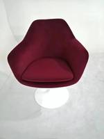 Fauteuil tulipe en fibre de verre pour la maison et le restaurant utilisation café salle à manger chaise en plastique jambe en métal pour salon école loisirs Style