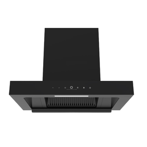 Campana Extractora de Pared en Forma de T, Negra, de Acero Inoxidable, para Cocina Comercial de Restaurante - Product Image 1