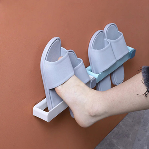 Slipper <b>Storage</b> Rack Wall-mouted Organizers <b>Space</b>-<b>saving</b> <b>Storage</b> Rack <b>Shoes</b> Towel Bathroom Home <b>Storage</b> Organization - Product Image 6