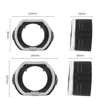 2.5 3.0 pouces LED Angel Eyes Shrouds pour phare de voiture projecteur lentille xénon LED rénovation DRL Halo anneaux feux diurnes