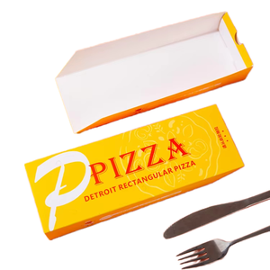 Eco Friendly all'ingrosso personalizzato una persona fetta rettangolare scatola di <span class=keywords><strong>Pizza</strong></span> confezione di grado alimentare scatola di imballaggio per <span class=keywords><strong>Pizza</strong></span> - Product Image 1