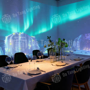 Commercial Immersive Projector for Themed Restaurant Interior and Dining <b>Table</b> Interaction with Real Time Effects - Product Image 4