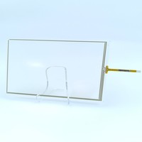 Écran tactile résistif 8,0 pouces 4 fils LST08002, interface USB à contact inférieur 4 broches pas de 0,5 mm pour applications industrielles et DIY