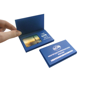 Smart marketing tool good quality 2.4inch video business card digital lcd brochure