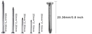 Meilleure Vente Clou en Acier Galvanisé Argenté Blanc de 4 Pouces (100 mm) pour Béton, Fabriqué en Chine, Type à Tige Spirale et Type à Tige Annulaire - Product Image 5