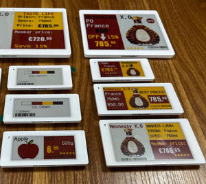 Etiqueta de Precio Digital ESL Inalámbrica de 2.13 Pulgadas con Bluetooth 5.0, Emulador ESL del Fabricante Original, para Supermercados y Tiendas de Abarrotes, Sistema ESL EAS - Product Image 1