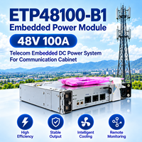 Module d'alimentation embarqué ETP48100 B1 48V 100A pour système d'alimentation de télécommunications en armoire extérieure et réseau de télécommunications intérieur