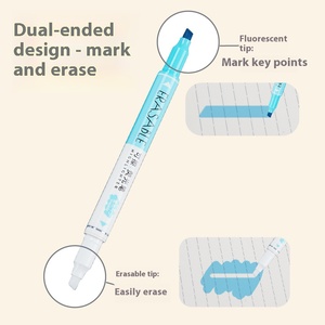 Bán buôn 6 màu sắc xóa được Tô Sáng mịn bằng văn bản xóa được tô sáng huỳnh quang bút - Product Image 4