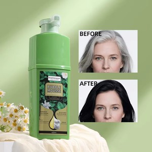 Best-seller - Shampooing colorant capillaire <span class=keywords><strong>naturel</strong></span> à base d'herbes pour transformer les <span class=keywords><strong>cheveux</strong></span> <span class=keywords><strong>gris</strong></span> en noirs - Shampooing colorant capillaire <span class=keywords><strong>naturel</strong></span> pour noircir les <span class=keywords><strong>cheveux</strong></span> - Product Image 2