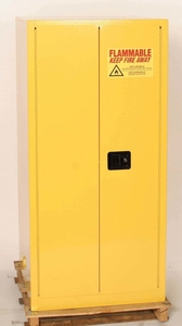 55 Gal/227L Fireproof Industrial Single <strong>Drum</strong> Storage Cabinet Metal Material For School &amp; Laboratory Use - Product Image 6