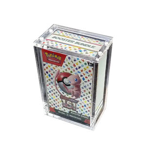 Acrylic Magnetic Pok&eacute;mon Booster Bundle <strong>Perspex</strong> <strong>Display</strong> <strong>Box</strong> with Magnetic Lids Eco-Friendly Customized Portable Case - Product Image 3