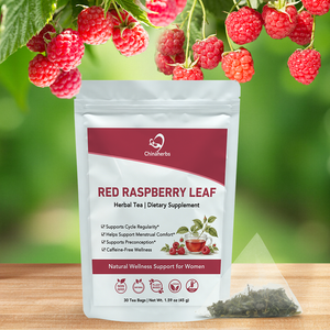 Chinaherbs Tik Tok Hot Organique rouge <span class=keywords><strong>feuille</strong></span> <span class=keywords><strong>de</strong></span> framboise thé femme post-partum conditionnement fertilité utérus thé femme heathy thé - Product Image 1