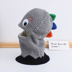 Nouveau <span class=keywords><strong>bonnet</strong></span> chaud pour enfants, <span class=keywords><strong>bonnet</strong></span> d'hiver pour le ski, <span class=keywords><strong>bonnet</strong></span> classique avec protection des oreilles, modèle de dinosaure de dessin animé, <span class=keywords><strong>bonnet</strong></span> en laine <span class=keywords><strong>tricot</strong></span>ée pour bébé - Product Image 4