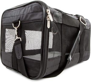 JW PET havayolu onaylı köpek taşıyıcı düğme kapatma evcil hayvan seyahat çantası nefes kedi ve köpek yürüyüş çantası - Product Image 1