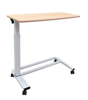 Mesa Plegable para Capacitación con Aleación de Aluminio, Escritorio de Estudio con Ruedas y Sistema Neumático