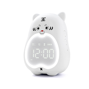 Nuevo Reloj Despertador <span class=keywords><strong>Tigre</strong></span>, Recargable por USB, para Niños, Compañero de Dormitorio, Luz Nocturna Pequeña, Reloj Despertador Digital - Product Image 1