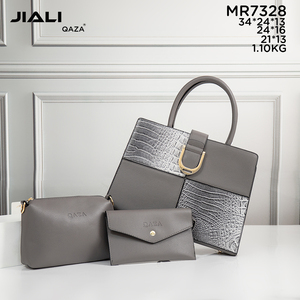 2024 nouvelle mode haute qualité 3 en 1 sacs à main sacs à main ensemble fermeture ouverte bas prix en gros 3 pièces <span class=keywords><strong>Sac</strong></span> Main Pour Femme pour les femmes - Product Image 3