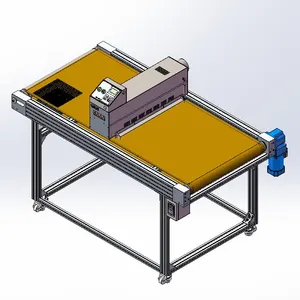 Lengan Otomatis dengan Meja Konveyor untuk Transfer Panas Otomatis Lapisan Film Cetak atau Garis Pengeringan