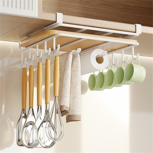 Stainless Steel Kitchen <b>Towel</b> Storage Rack <b>Standing</b> Non-Folding Double Tier Waterproof Modern Box - Product Image 6