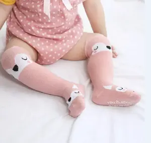 Neue Design Knie Schutz Bein Wärmer Baby Anti Slip Krabbeln Baby Socken