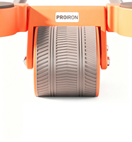 PROIRON Rouleau Abdominal avec Support Coudes pour Entraînement Musculaire à Domicile – Roue d'Exercice Abdominale pour le Renforcement Corporel