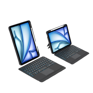10.9 inch chia bàn phím RGB đèn nền với trường hợp từ tính cho <span class=keywords><strong>iPad</strong></span> thế hệ thứ 10 2022 Bàn Phím Ma thuật Folio máy tính bảng USB không dây - Product Image 1