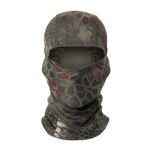 Venda quente Eco-friendly Poliéster Marrom Caminhadas Malha Facemask Balaclava Beanie para Homens Logotipo Personalizado Negócios Praia Camuflagem - Product Image 4