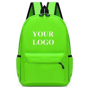 Sacs à dos décontractés unisexes personnalisés avec logo, en tissu Oxford, grande capacité, pour étudiants, mode 20-36L - Product Image 1