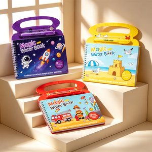 Quaderni di <span class=keywords><strong>Calligrafia</strong></span> Riutilizzabili con Stampa Personalizzata, Libri di Pratica per Bambini con Scanalature Magiche per l'Apprendimento dell'Alfabeto - Product Image 5