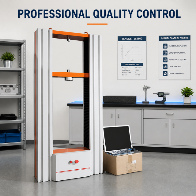 Dual-Column Rigid Frame Structure Ball Screw Drive Electronic Universal Testing Machine