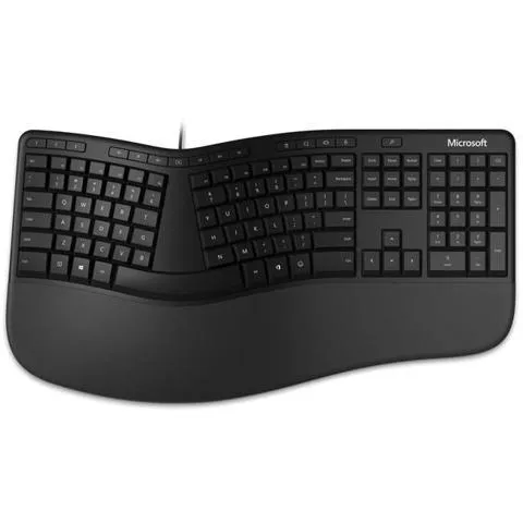Microsoft Ergonomie Tastatur Pad Palm Unterstützung verdrahtete Tastatur in voller Größe Tastatur Business Office LXM-00019