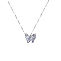 Collar de Perlas con Forma de Gota de Agua de Moda y Gran Venta, Diseño Retro Novedoso en Acero Inoxidable Chapado en Oro de 18K, Joyería