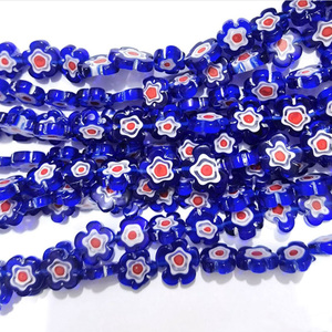 <span class=keywords><strong>Vetro</strong></span> <span class=keywords><strong>di</strong></span> lampwork millefiori <span class=keywords><strong>perline</strong></span>, perle <span class=keywords><strong>di</strong></span> <span class=keywords><strong>vetro</strong></span> <span class=keywords><strong>di</strong></span> <span class=keywords><strong>murano</strong></span> millefiori singolo a forma <span class=keywords><strong>di</strong></span> fiore - Product Image 2