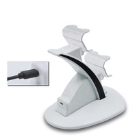 Double station de chargement USB avec LED pour manettes de jeu Playstation 4, pour PS4, PS4 Pro, PS4 Slim