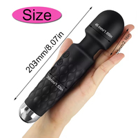 LOVE.Tracy's Dog Wand Vibrator-Set, Paar-Erotikspielzeug mit 3 Aufsätzen für Klitoris, G-Punkt, Eichel, Klitorisstimulator.