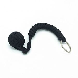 Fabrication directe multifonction en métal, boule à l'intérieur de la corde porte-clés anneau pour l'auto-défense/ - Product Image 4