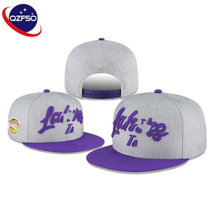 QZFSO Custom Running Sports New <b>Flat</b> Brim Fitted Era 5 Panel Snapback Hats Gorras 3d Embroidery Unisex Baseball <b>Cap</b> For <b>Man</b> - Product Image 1