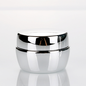 3G 5G 8g 15g Mini redondo plata espejo crema tarro vacío plástico Nody Scrub tarro para loción - Product Image 1