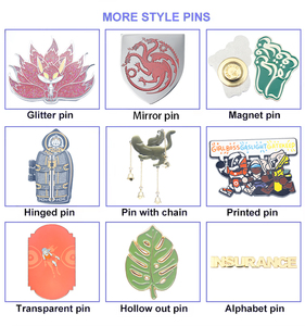 En gros, Pins en émail souple personnalisés, thème démon maléfique, imprimés UV 3D, badges en métal démoniaque, pins de revers cornes de démon - Product Image 5