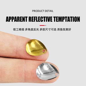 Señuelo <span class=keywords><strong>de</strong></span> Pesca Metálico con Sonido, Tipo Gota <span class=keywords><strong>de</strong></span> Agua/Hoja <span class=keywords><strong>de</strong></span> Sauce, Lentejuelas Giratorias, Rana, Pequeño Ciclón, VIB, Cabeza <span class=keywords><strong>de</strong></span> Plomo, Accesorios para Anzuelos - Product Image 3