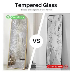 Specchio da parete decorativo a figura intera in oro moderno 4mm in lega di alluminio <span class=keywords><strong>Design</strong></span> portatile in piedi per matrimonio o decorazioni per la casa - Product Image 3