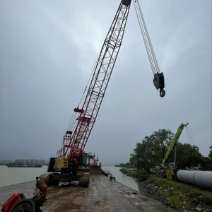 Grue sur chenilles d'occasion Sany SCC850A 85 tonnes, moment de levage 358 t.m, hauteur maximale 57 m, composants principaux : boîte de vitesses, pompe, moteur - Product Image 1