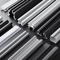 Accessoires de profilés PVC durables et écologiques sur mesure pour fenêtres et portes de cuisine, d'hôpital et de supermarché, au design moderne