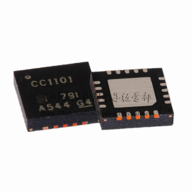 CC1101 Low-Power Sub-1 GHz RF Transceiver ASK/FSK/GFSK/OOK/MSK 2.5V/3.3V 20-Pin VQFN EP T/R CC1101RGPR