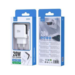 Cargador Completo C-C PD20W, Cargador de Pared GaN de 20W, Cable USB-C a USB-C Incluido - Product Image 1
