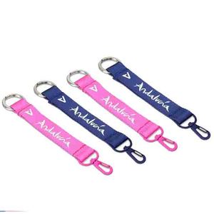 Llavero Corto Personalizado con Logotipo Bordado, Cordón para Muñeca de Motocicleta con Gancho de Águila para Mosquetones Promocionales - Product Image 4