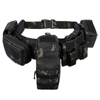 Ceinture tactique de chasse, sacoche de sécurité pour gadgets, sac banane avec pochettes, équipement de transport multifonctionnel