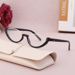 Gafas de sol personalizadas con forma de ojo de gato para mujer, montura negra, lentes de PC, protección UV400, estilo Instagram, moda urbana - Product Image 4