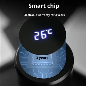 Wholesale Double-layer Water Bottle Vacuum Insulated Outdoor Mug Stainless Steel Thermal with Temperature for Hot - Product Image 2